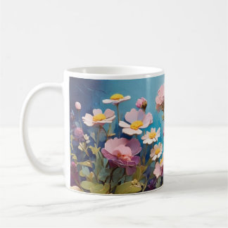 Elegant 3D Flowers Mugg