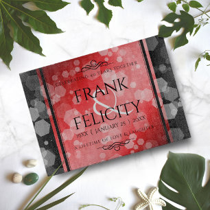 Elegant 40-års 80-års Ruby Bröllopsjubileum