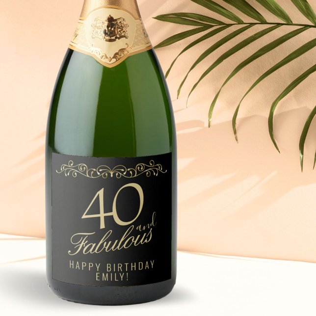 Elegant 40 och Fabulous Ornament 40 Birthday (Skapare uppladdad)