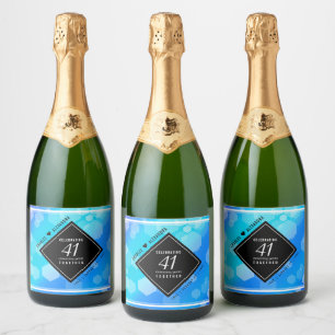 Elegant 41:a årsdagen av Blått Topaz-Bröllop