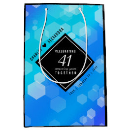 Elegant 41:a årsdagen av Blått Topaz-Bröllop