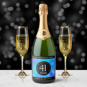 Elegant 41:a årsdagen av Blått Topaz-Bröllop