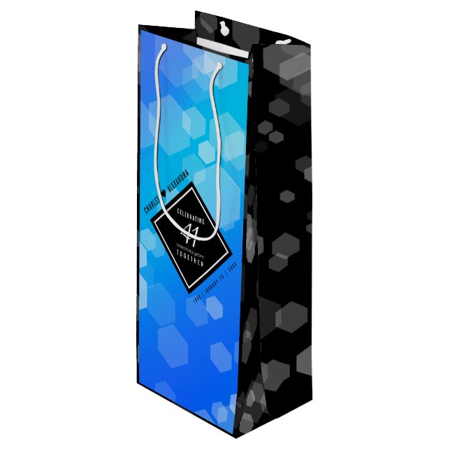 Elegant 41:a årsdagen av Blått Topaz-Bröllop (Framsidan Vinklad)