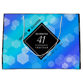 Elegant 41:a årsdagen av Blått Topaz-Bröllop