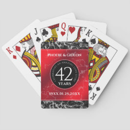 Elegant 42:a jaspardagen i Bröllop Casinokort