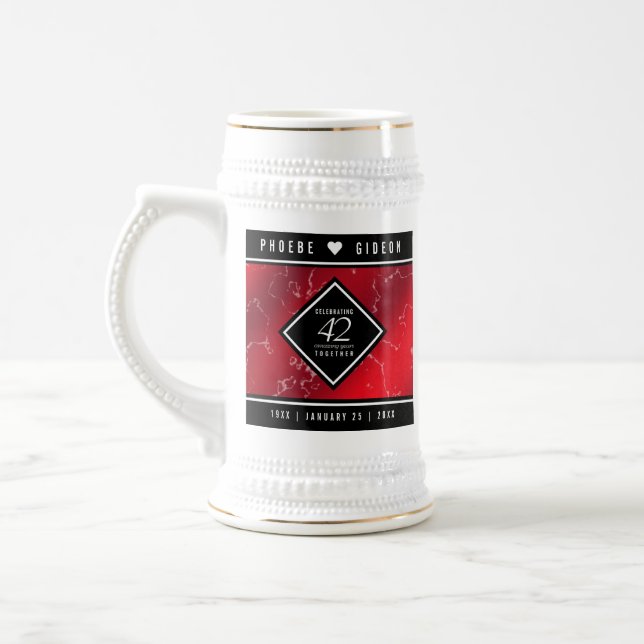 Elegant 42:a jaspardagen i Bröllop Sejdel (Vänster)