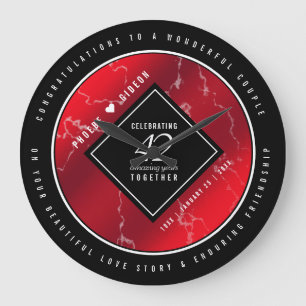 Elegant 42:a jaspardagen i Bröllop Stor Klocka