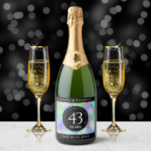 Elegant 43:e årsdagen för Opal Bröllop Firande