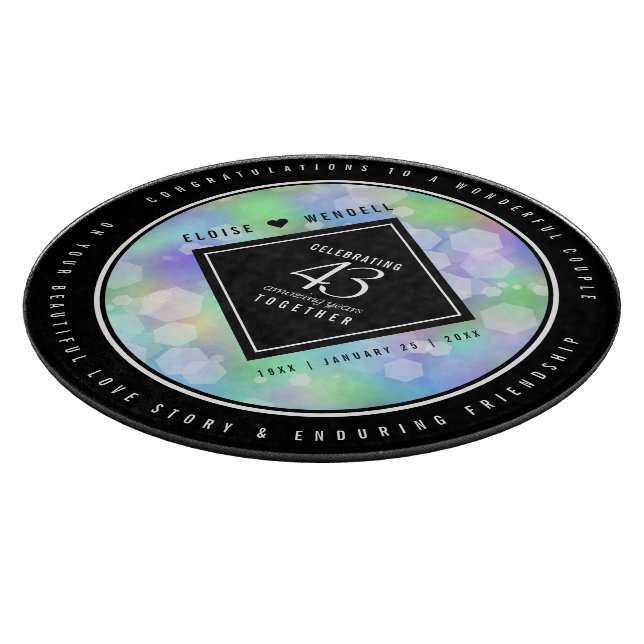 Elegant 43:e årsdagen för Opal Bröllop Firande (Hörn)