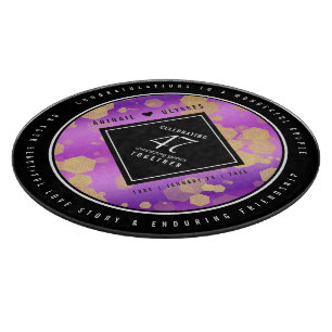 Elegant 47:e Amethyst Bröllop-årsdagen