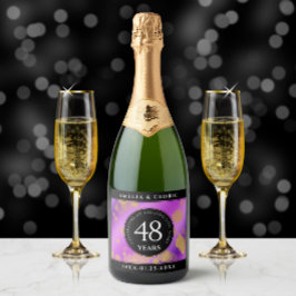 Elegant 48:e Amethyst Bröllop-årsdagen