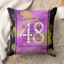 Elegant 48:e Amethyst Bröllop-årsdagen
