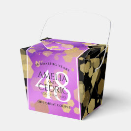 Elegant 48:e Amethyst Bröllop-årsdagen Presentaskar