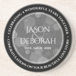 Elegant 4:e årsdagen efter Linen Bröllop i Firande Underlägg