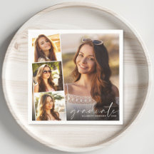 Elegant 4 Studentfest för fotokollage