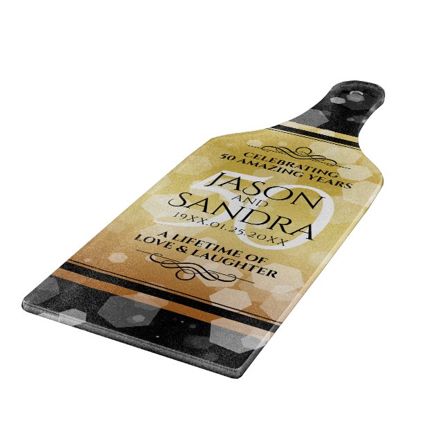 Elegant 50:e årsdagen av Golden Bröllop (Hörn)