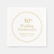 Elegant 50:e Bröllop-årsdagen