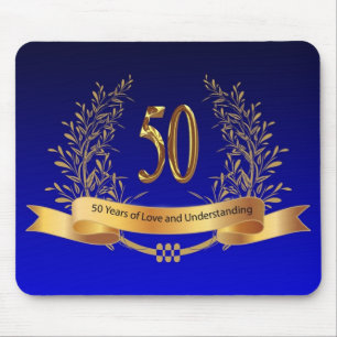 Elegant 50:e Bröllop-årsjubiléer Musmatta