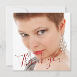 Elegant 50 Fab Birthday Photo Script Red Birthday Tack Kort