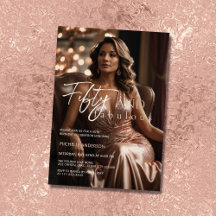 Elegant 50 & Fantastisk Foto Roséguld