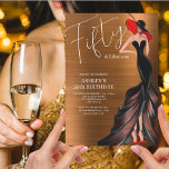 Elegant 50 och Fabulous 50:e födelsedagen Inbjudningar<br><div class="desc">Skapa ditt eget 50:e födelsedagsfest inbjudan! Anpassa den här designen med din egen text. Du kan anpassa den här designen ytterligare genom att markera länken "anpassa ytterligare" om du vill.</div>