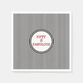 Elegant 50 och Fabulous Black and White Pappersservett