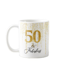 Elegant 50 och Fabulous i Guld och Black