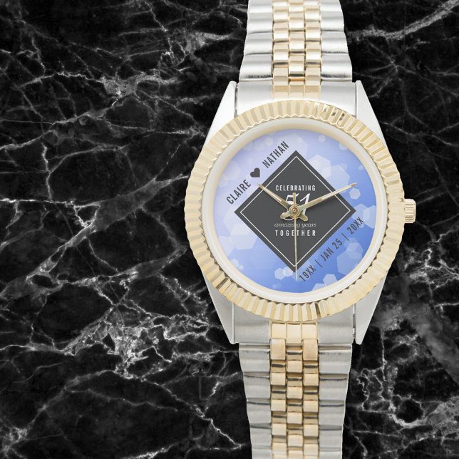 Elegant 51:a årsdagen för Sapphire Bröllop Armbandsur (Skapare uppladdad)