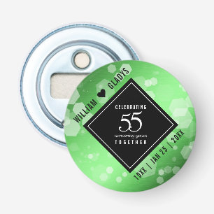 Elegant 55:e Emerald Bröllop-årsdagen Flasköppnare