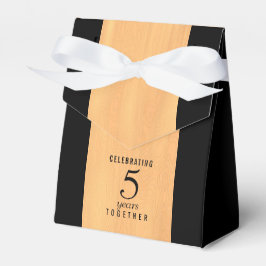 Elegant 5:e Wood Bröllop-årsdagen Firande Presentaskar