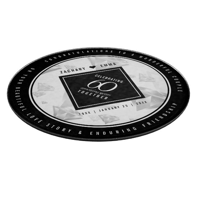 Elegant 60:e Diamond Bröllop-årsdagen (Hörn)