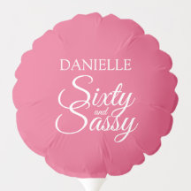 Elegant 60:e födelsedag och Sassy Rosa 60:e födels