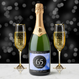 Elegant 65e Blue Sapphire Bröllop-årsdagen