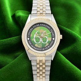 Elegant 66:e årsdagen för Titanite Bröllop Armbandsur