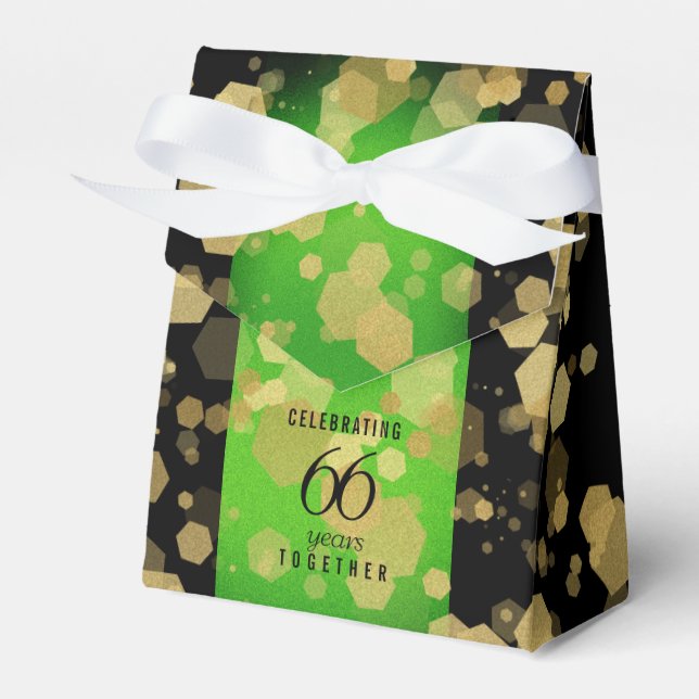 Elegant 66:e årsdagen för Titanite Bröllop Presentaskar (Framsidan Sidan)