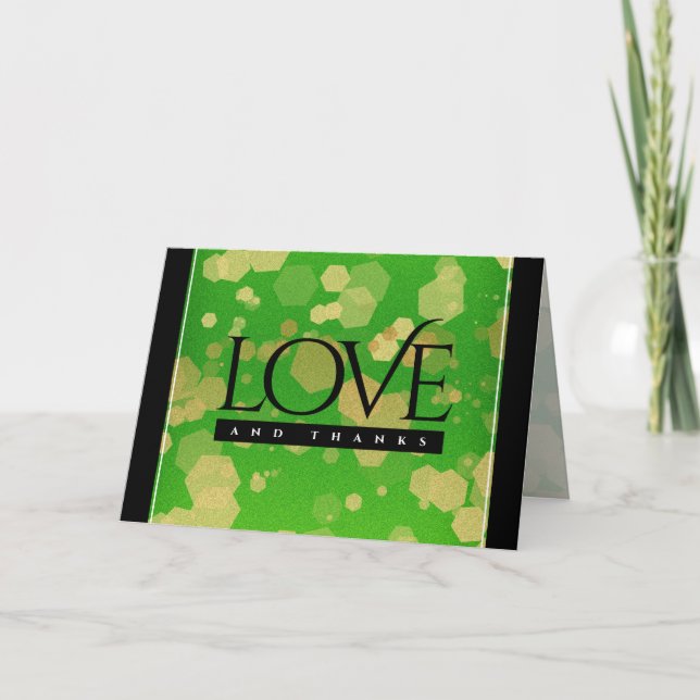 Elegant 66:e årsdagen för Titanite Bröllop Tack Kort (Framsida)