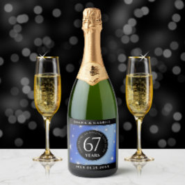 Elegant 67:e årsdagen för Star Sapphire Bröllop