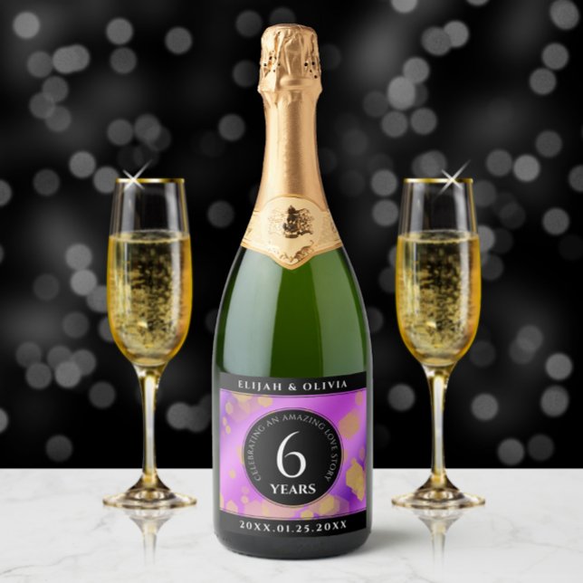 Elegant 6e Amethyst Bröllop-årsdagen (Skapare uppladdad)