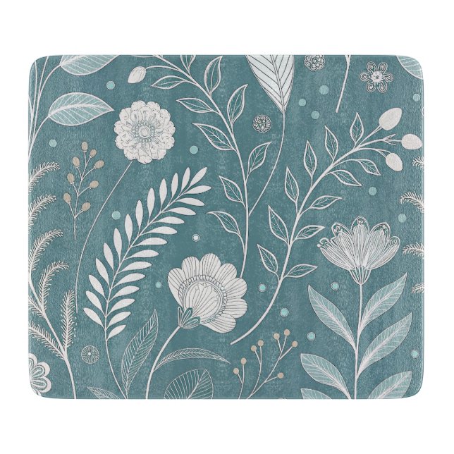 Elegant 6x7 Glass Cutting Board with Stylish Desig (Framsidan)