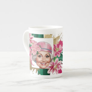 Elegant 70:e födelsedagen med Anpassningsbar Dam C Benporslin Mugg