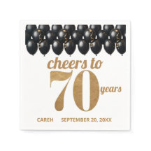 elegant 70:e födelsedagen