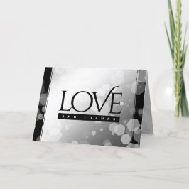 Elegant 70:e platinumårsdagen Bröllop Tack Kort