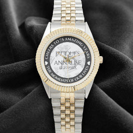 Elegant 75:e Diamond Bröllop-årsdagen Armbandsur