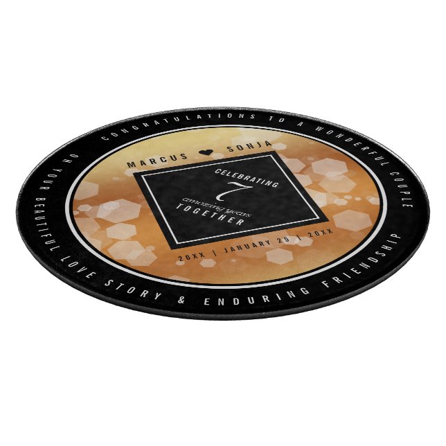 Elegant 7:e-kopparårsdagen Bröllop Firande (Hörn)