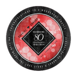 Elegant 80:e årsdagen för Ruby Bröllop i Firande