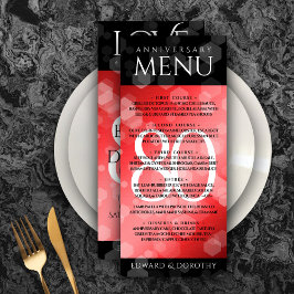 Elegant 80:e årsdagen för Ruby Bröllop i Firande Meny