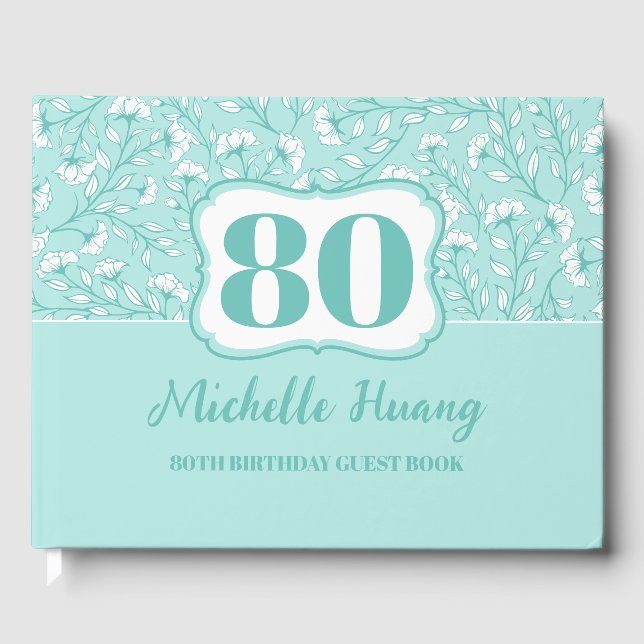 Elegant 80:e födelsedagsgästen Bok (Framsida)