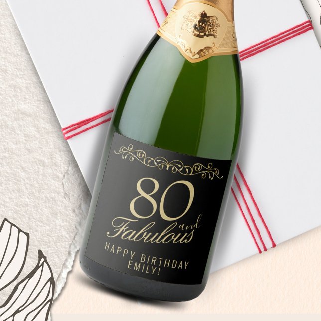 Elegant 80 och Fabulous Ornament 80 Birthday (Skapare uppladdad)