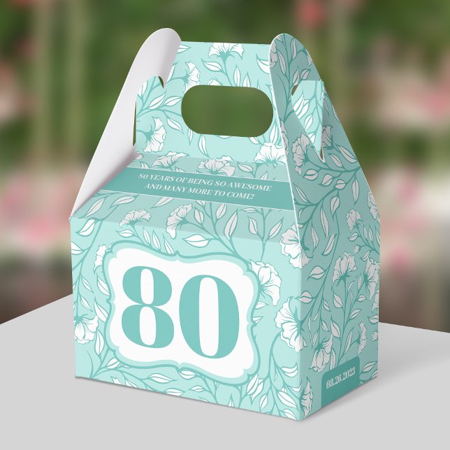 Elegant 80 (upp till 99 års ålder) födelsedag presentaskar (Skapare uppladdad)