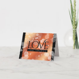 Elegant 8:e årsdagen för Bronze Bröllop Tack Kort